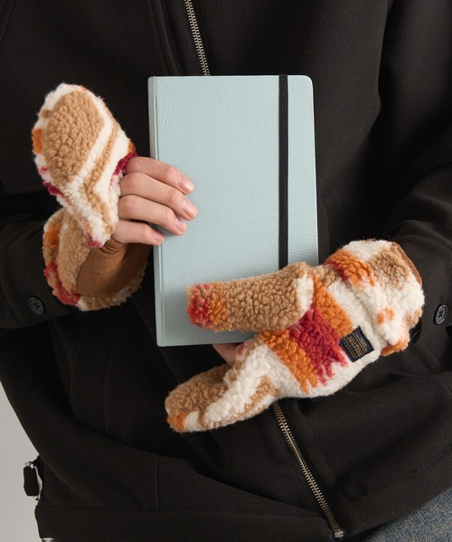 PENDLETON（ペンドルトン）の「【PENDLETON】ボアミトン手袋 /PDT-000-233019（手袋・メンズ・ブラック/ブラウン/オフホワイト/ブラウン系その他2/ホワイト系その他2/ブラック系その他2・FREE）」の13枚目の写真