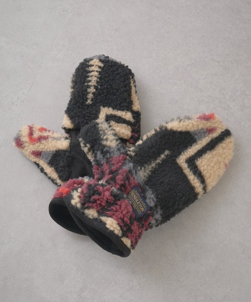PENDLETON（ペンドルトン）の「【PENDLETON】ボアミトン手袋 /PDT-000-233019（手袋・メンズ・ブラック/ブラウン/オフホワイト/ブラウン系その他2/ホワイト系その他2/ブラック系その他2・FREE）」の11枚目の写真