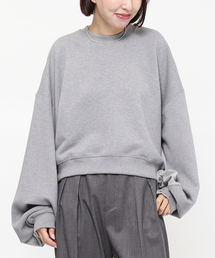PRE_ | 【PRE_/プレ】別注cropped Big sleeve sweat Pullover(スウェット)