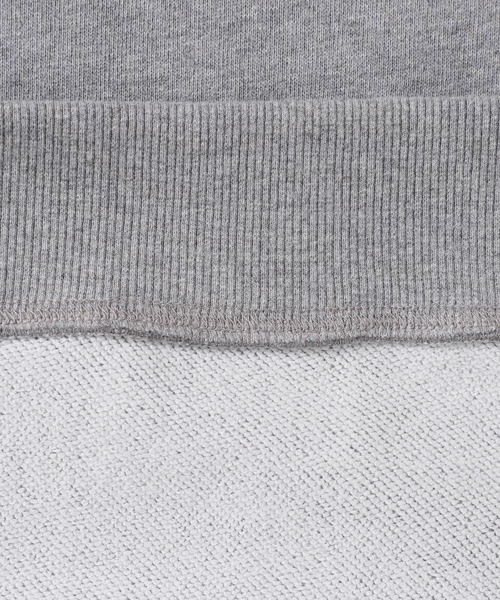 PRE_(プレ)の「【PRE_/プレ】別注cropped Big sleeve sweat Pullover(スウェット・レディース・チャコールグレー/ホワイト・FREE)」の7枚目の写真