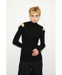 THROW H/N LAYERED 2P HG TOPS ハイネック レイヤード 2ピー ハイゲージ トップス