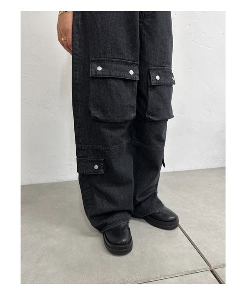 who's who、フーズフー、カジュアルパンツ、ボトムス セール】【UNISEX/サイズ展開あり】コーデュロイスラポケパンツ