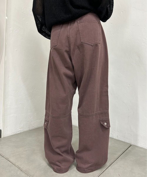 WHO'S WHO gallery（フーズフーギャラリー）の「ブッシュワイドパンツ（その他パンツ・レディース・ブラウン/ブラック・FREE）」の11枚目の写真