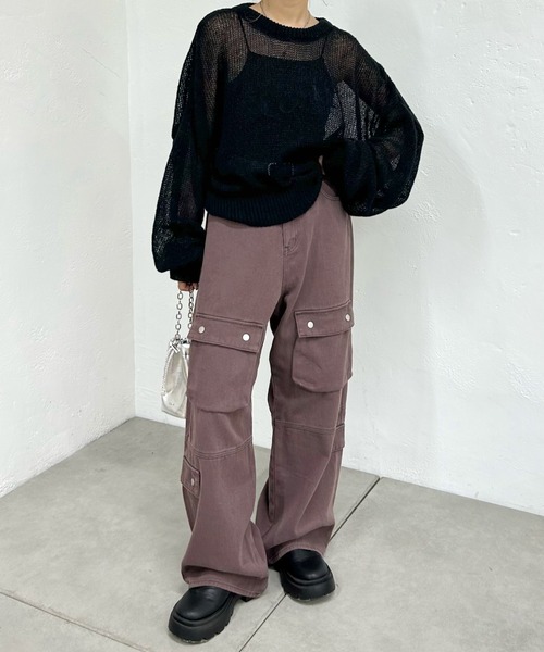 who's who、フーズフー、カジュアルパンツ、ボトムス セール】【UNISEX/サイズ展開あり】コーデュロイスラポケパンツ