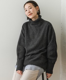 F by ROSSO | F by ROSSO　スーパーファインメリノタートルニット(ニット/セーター)