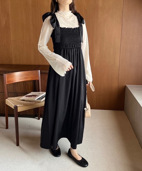 one after another NICE CLAUP（ワンアフターアナザーナイスクラップ）の「アソートバレエシューズ（バレエシューズ・レディース・ブラック/アイボリー・SMALL/LARGE/MEDIUM/X-LARGE）」の11枚目の写真