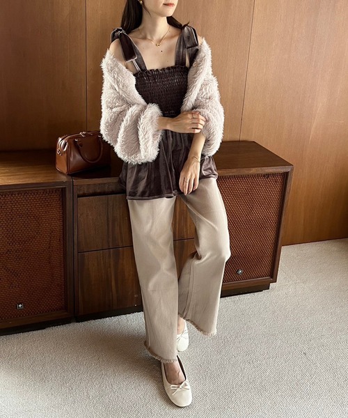 one after another NICE CLAUP（ワンアフターアナザーナイスクラップ）の「アソートバレエシューズ（バレエシューズ・レディース・ブラック/アイボリー・SMALL/LARGE/MEDIUM/X-LARGE）」の6枚目の写真