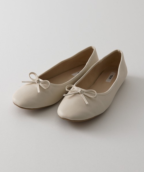 one after another NICE CLAUP（ワンアフターアナザーナイスクラップ）の「アソートバレエシューズ（バレエシューズ・レディース・ブラック/アイボリー・SMALL/LARGE/MEDIUM/X-LARGE）」の13枚目の写真