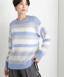 N.(N. Natural Beauty Basic) | ◆ふわふわシャギーボーダーニット(ニット/セーター)