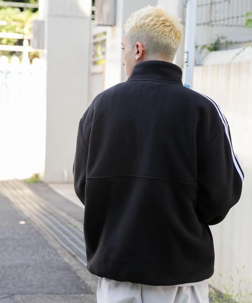 WEGO（ウィゴー）の「WEGO/フリースワンポイントハーフZIPプルオーバー（スウェット・メンズ・ブラック/オフホワイト/ネイビー・MEDIUM/LARGE）」の22枚目の写真