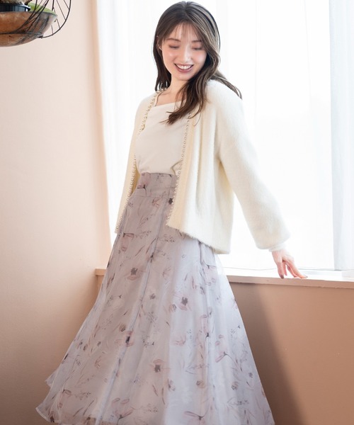 セール】□2023秋冬新作□シャギーパールカーディガン/MM338402