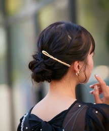 VIS | ニュアンスメタルラインバレッタ(バレッタ/ヘアクリップ)