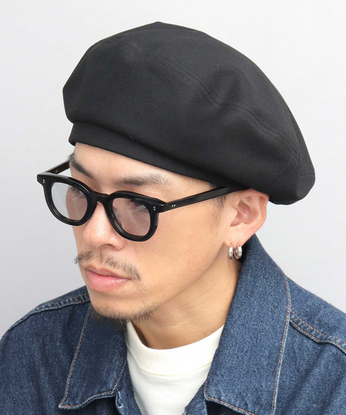 Mr.COVER（ミスターカバー）の「日本製 ホップサック ボリュームシルエット 4枚パネル ベレー帽（ハンチング/ベレー帽・メンズ・ベージュ/ブラック/グレー/ネイビー・FREE）」の6枚目の写真