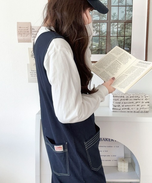 セール】《Javaジャバコラボ》一枚で上級カジュアルstyle。綿100％配色