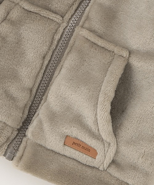 petit main（プティマイン）の「【WEB限定/ミッフィー】ファーブルゾン（ブルゾン・キッズ・ブラウン/モカ/アイボリー・120cm/90cm/130cm/100cm/80ｃｍ/110cm）」の10枚目の写真