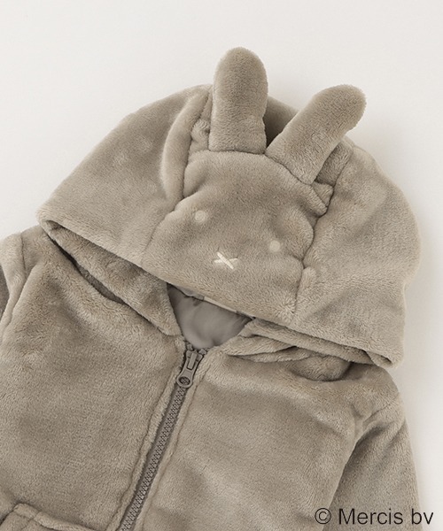 petit main（プティマイン）の「【WEB限定/ミッフィー】ファーブルゾン（ブルゾン・キッズ・ブラウン/モカ/アイボリー・120cm/90cm/130cm/100cm/80ｃｍ/110cm）」の15枚目の写真