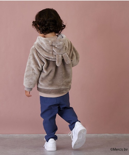 petit main（プティマイン）の「【WEB限定/ミッフィー】ファーブルゾン（ブルゾン・キッズ・ブラウン/モカ/アイボリー・120cm/90cm/130cm/100cm/80ｃｍ/110cm）」の17枚目の写真