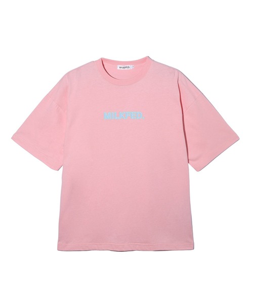 MILKFED.（ミルクフェド）の「THE SWEET MILKFED S/S TEE（Tシャツ/カットソー・レディース・ライトピンク/ホワイト/ブラック・L/M）」の4枚目の写真