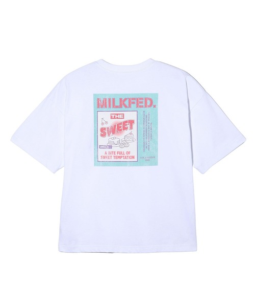 MILKFED.（ミルクフェド）の「THE SWEET MILKFED S/S TEE（Tシャツ/カットソー・レディース・ライトピンク/ホワイト/ブラック・L/M）」の9枚目の写真