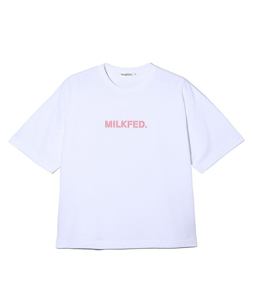 MILKFED.（ミルクフェド）の「THE SWEET MILKFED S/S TEE（Tシャツ/カットソー・レディース・ライトピンク/ホワイト/ブラック・L/M）」の8枚目の写真