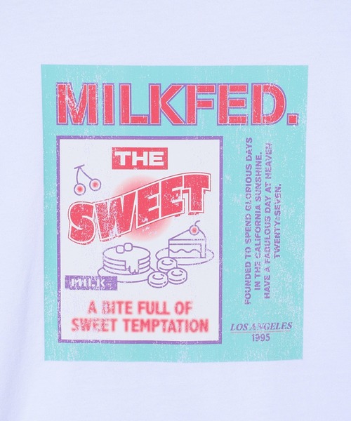 MILKFED.（ミルクフェド）の「THE SWEET MILKFED S/S TEE（Tシャツ/カットソー・レディース・ライトピンク/ホワイト/ブラック・L/M）」の17枚目の写真