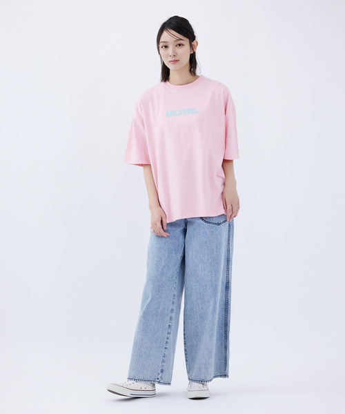 MILKFED.（ミルクフェド）の「THE SWEET MILKFED S/S TEE（Tシャツ/カットソー・レディース・ライトピンク/ホワイト/ブラック・L/M）」の16枚目の写真