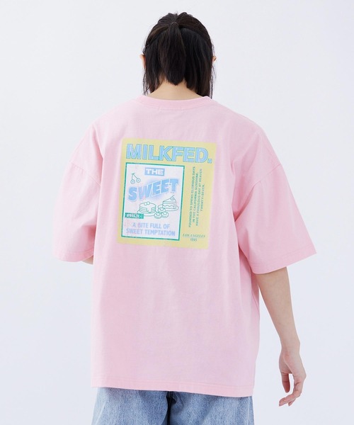 MILKFED.（ミルクフェド）の「THE SWEET MILKFED S/S TEE（Tシャツ/カットソー・レディース・ライトピンク/ホワイト/ブラック・L/M）」の19枚目の写真