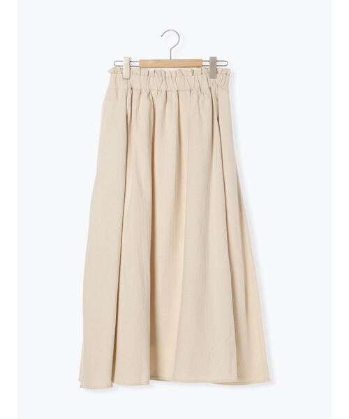 Samansa Mos2(サマンサ モスモス)の「【帯電防止】千鳥格子柄ギャザースカート(スカート・レディース・ブラック/ベージュ/イエロー・F)」の12枚目の写真