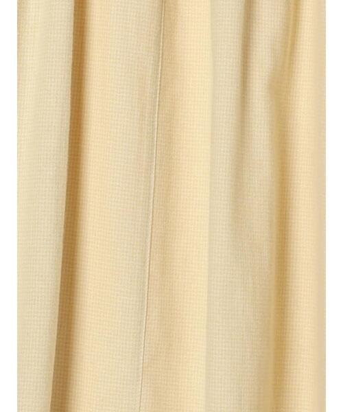 Samansa Mos2(サマンサ モスモス)の「【帯電防止】千鳥格子柄ギャザースカート(スカート・レディース・ブラック/ベージュ/イエロー・F)」の19枚目の写真