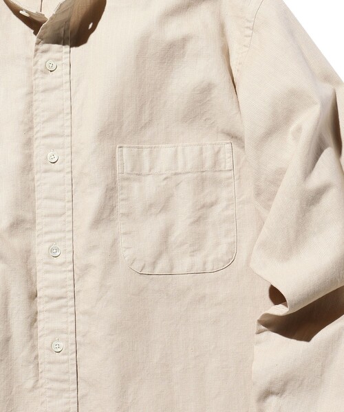 BEAMS PLUS(ビームスプラス)の「BEAMS PLUS / ガーメントダイ パナマ バンドカラー シャツ クラシックフィット(シャツ/ブラウス・メンズ・オリーブ/ミント/レッド系その他2/ブラウン系その他・L/M/S/XL)」の14枚目の写真