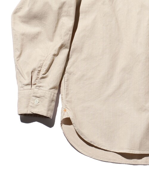 BEAMS PLUS(ビームスプラス)の「BEAMS PLUS / ガーメントダイ パナマ バンドカラー シャツ クラシックフィット(シャツ/ブラウス・メンズ・オリーブ/ミント/レッド系その他2/ブラウン系その他・L/M/S/XL)」の15枚目の写真