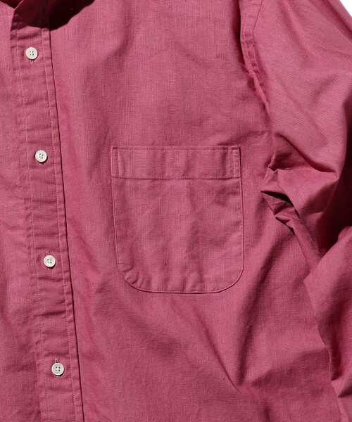 BEAMS PLUS(ビームスプラス)の「BEAMS PLUS / ガーメントダイ パナマ バンドカラー シャツ クラシックフィット(シャツ/ブラウス・メンズ・オリーブ/ミント/レッド系その他2/ブラウン系その他・L/M/S/XL)」の19枚目の写真