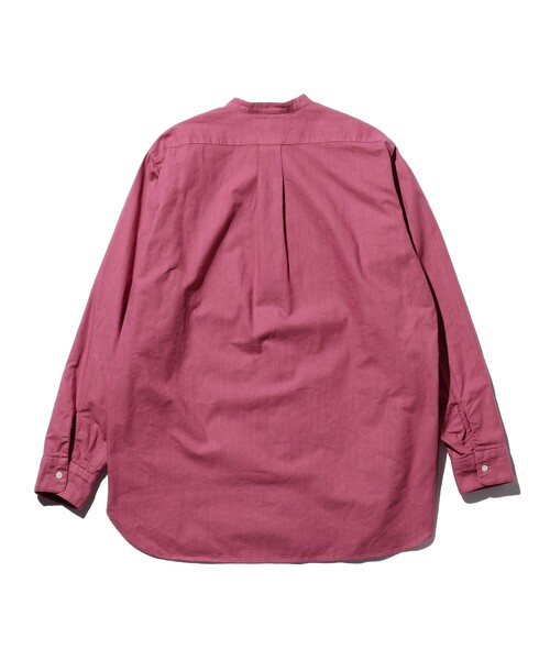 BEAMS PLUS(ビームスプラス)の「BEAMS PLUS / ガーメントダイ パナマ バンドカラー シャツ クラシックフィット(シャツ/ブラウス・メンズ・オリーブ/ミント/レッド系その他2/ブラウン系その他・L/M/S/XL)」の22枚目の写真