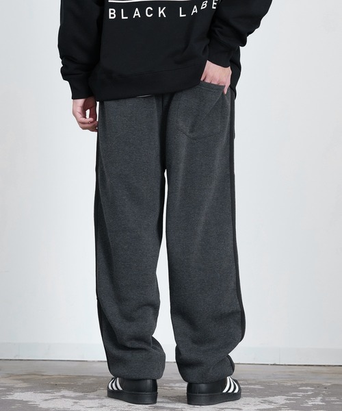 improves(インプローブス)の「裏起毛 ライン リブパンツ(スウェットパンツ・メンズ・ブラック/チャコール/パープル/オートミール/グレー/グレイッシュベージュ・MEDIUM/X-LARGE/LARGE)」の19枚目の写真
