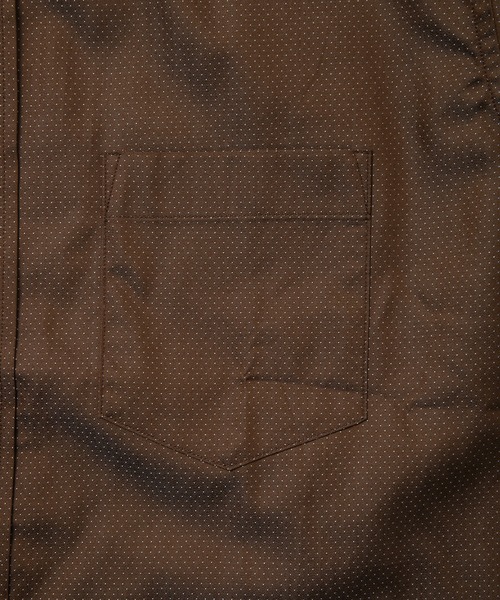 CROWDED CLOSET（クラウデッドクローゼット）の「コットンピンドットビジネスシャツ（シャツ/ブラウス・メンズ・ブラウン/ネイビー・01/04/02/03）」の9枚目の写真