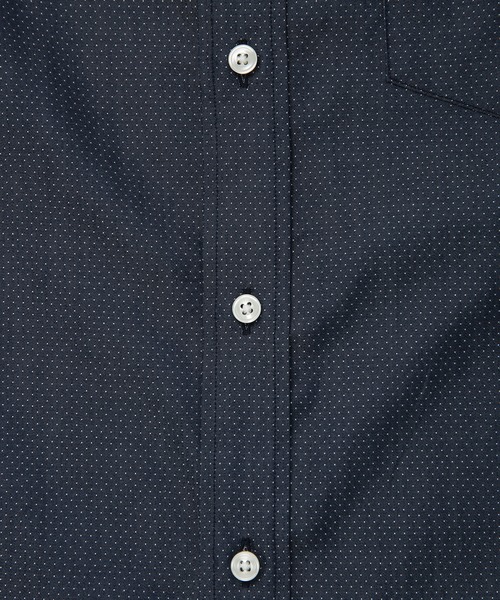 CROWDED CLOSET（クラウデッドクローゼット）の「コットンピンドットビジネスシャツ（シャツ/ブラウス・メンズ・ブラウン/ネイビー・01/04/02/03）」の14枚目の写真