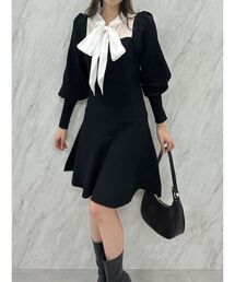 dazzlin | シアーボウタイミニワンピース(ワンピース)