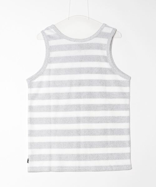 BILLABONG(ビラボン)の「BILLABONG/ビラボン タンクトップ バックプリント パイル セットアップ対応 BE011-352(タンクトップ・メンズ・グレー×ホワイト/オフホワイト/グレー・L/M)」の8枚目の写真