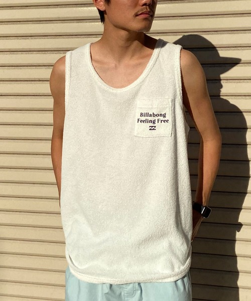 BILLABONG(ビラボン)の「BILLABONG/ビラボン タンクトップ バックプリント パイル セットアップ対応 BE011-352(タンクトップ・メンズ・グレー×ホワイト/オフホワイト/グレー・L/M)」の16枚目の写真