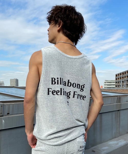 BILLABONG(ビラボン)の「BILLABONG/ビラボン タンクトップ バックプリント パイル セットアップ対応 BE011-352(タンクトップ・メンズ・グレー×ホワイト/オフホワイト/グレー・L/M)」の15枚目の写真