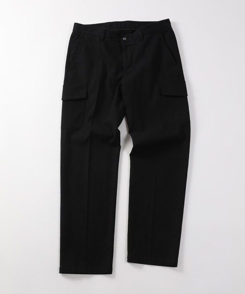 MEN'S BIGI(メンズビギ)の「コットンリネンストレッチカーゴパンツ(カーゴパンツ・メンズ・ワイン/ブラック/ベージュ・01/02/03/04)」の2枚目の写真