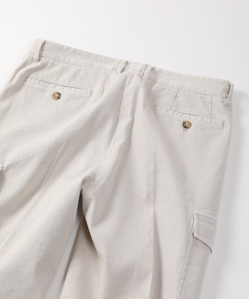 MEN'S BIGI(メンズビギ)の「コットンリネンストレッチカーゴパンツ(カーゴパンツ・メンズ・ワイン/ブラック/ベージュ・01/02/03/04)」の16枚目の写真