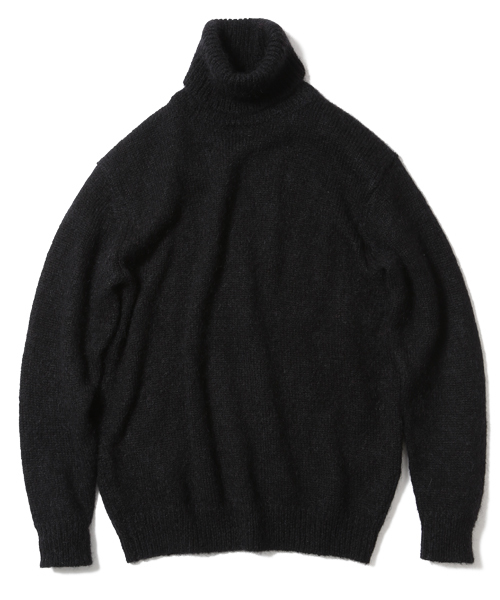 BEAMS（ビームス）の「VAPORIZE /  モヘヤ タートルネック ニット（ニット/セーター・メンズ・ブルー/レッド/ブラック/オフホワイト・LARGE/MEDIUM/SMALL）」の3枚目の写真