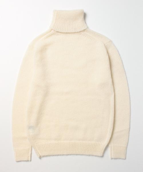 BEAMS（ビームス）の「VAPORIZE /  モヘヤ タートルネック ニット（ニット/セーター・メンズ・ブルー/レッド/ブラック/オフホワイト・LARGE/MEDIUM/SMALL）」の14枚目の写真