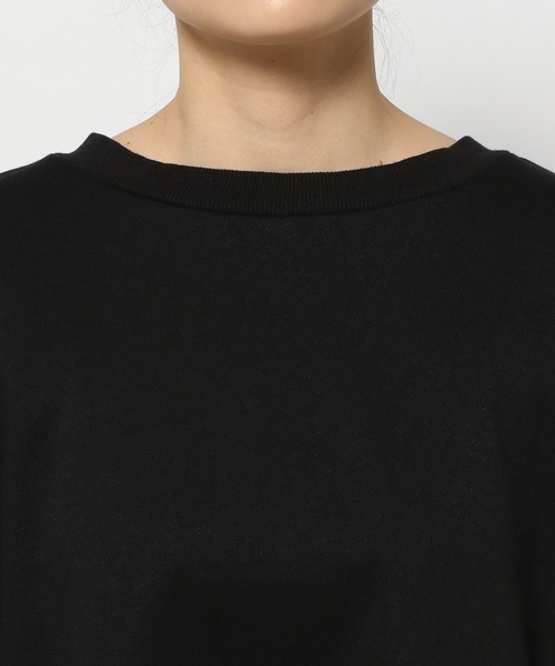 mysty woman（ミスティウーマン）の「ワイドシルエットミニ裏毛プルオーバー　106921（スウェット・レディース・オフホワイト/ブラック/グレー・FREE）」の11枚目の写真