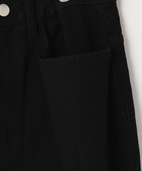 yuw（ユウ）の「サイドタックデニムパンツ 996629（デニムパンツ・レディース・チャコールグレー/ブルー/ブラック・SMALL/MEDIUM/LARGE）」の12枚目の写真