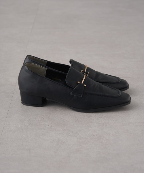 PUAL CE CIN（ピュアルセシン）の「スクエアトゥ ビットローファー（ローファー・レディース・ブラック/オフホワイト・S/M/L）」の19枚目の写真