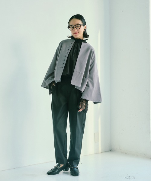 PUAL CE CIN（ピュアルセシン）の「スクエアトゥ ビットローファー（ローファー・レディース・ブラック/オフホワイト・S/M/L）」の12枚目の写真