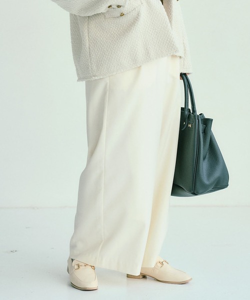 PUAL CE CIN（ピュアルセシン）の「スクエアトゥ ビットローファー（ローファー・レディース・ブラック/オフホワイト・S/M/L）」の3枚目の写真