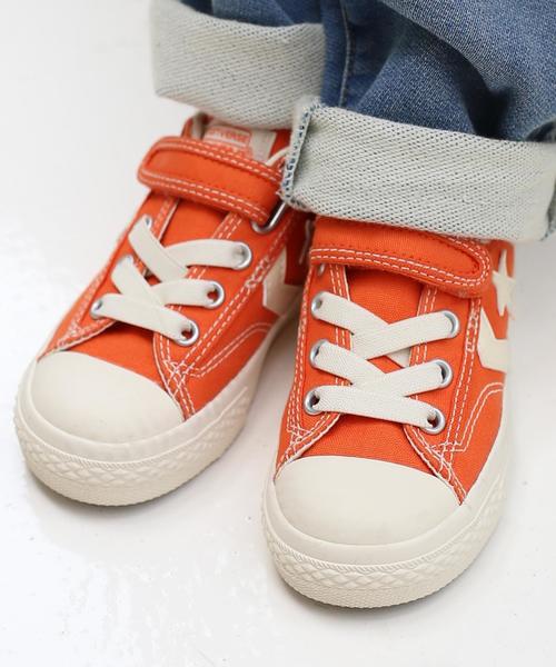 green label relaxing（グリーンレーベルリラクシング）の「■■■[CONVERSE]コンバース シェブロンスター15cm～19cm◆（スニーカー・キッズ・オレンジ/オリーブ・15cm/17cm/18cm/19cm/16cm）」の2枚目の写真